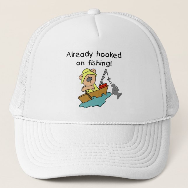 Already Hooked on Fishing Tshirts and Gifts Trucker Hat (Front)