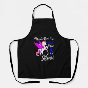 ALS Awareness Funny Unicorn Friend Support Quote T Apron