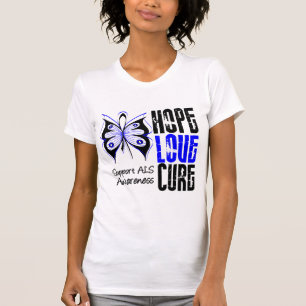 ALS Awareness Hope Love Cure T-Shirt