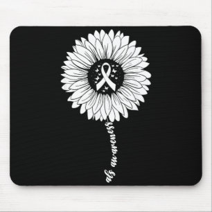 Als Awareness Month Blue Women Support Ribbon Als Mouse Pad