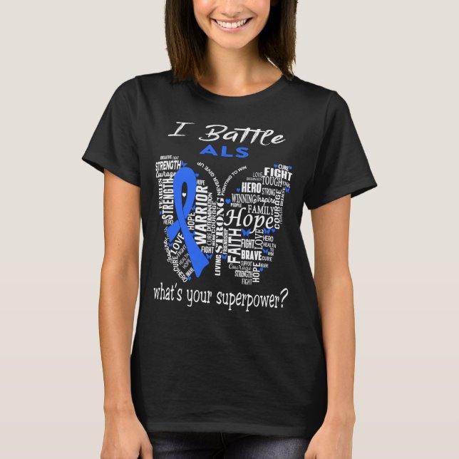 ALS Awareness Month Ribbon Gifts T-Shirt (Front)
