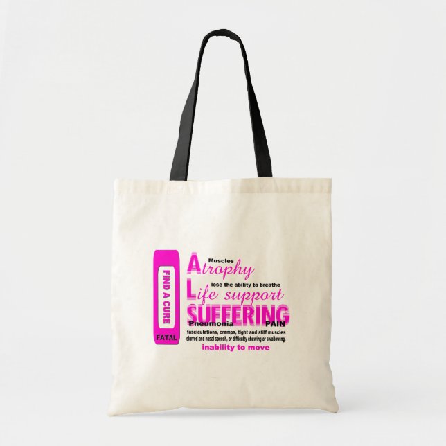 ALS  Budget Tote Bag (Front)