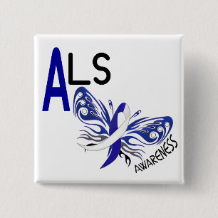 ALS BUTTERFLY 3.1 15 CM SQUARE BADGE