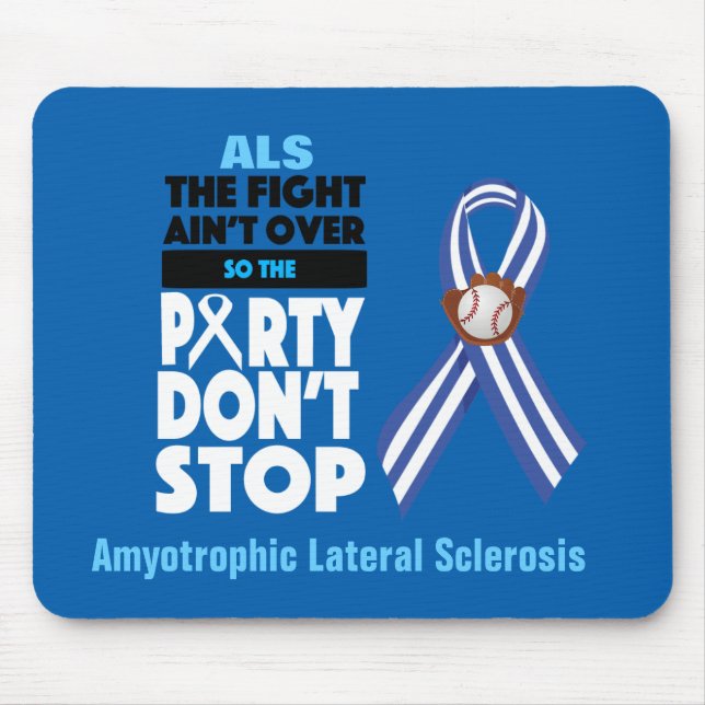 ALS FIGHT Mousepad (Front)