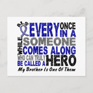 ALS Hero Comes Along 1 Brother Postcard