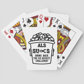 ALS SUCKS PLAYING CARDS