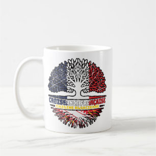Alsace Alsatian French France Tree Roots Flag Coffee Mug
