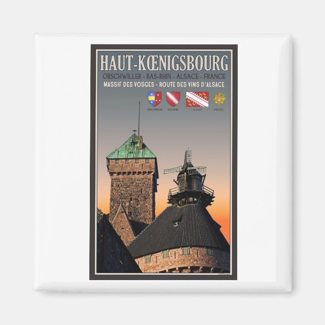 Alsace - Haut Koenigsbourg Magnet (Front)