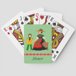 Alsace, Munster, France Playing Cards