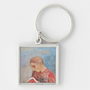 Alsace or, Monk Reading, c.1914 Key Ring