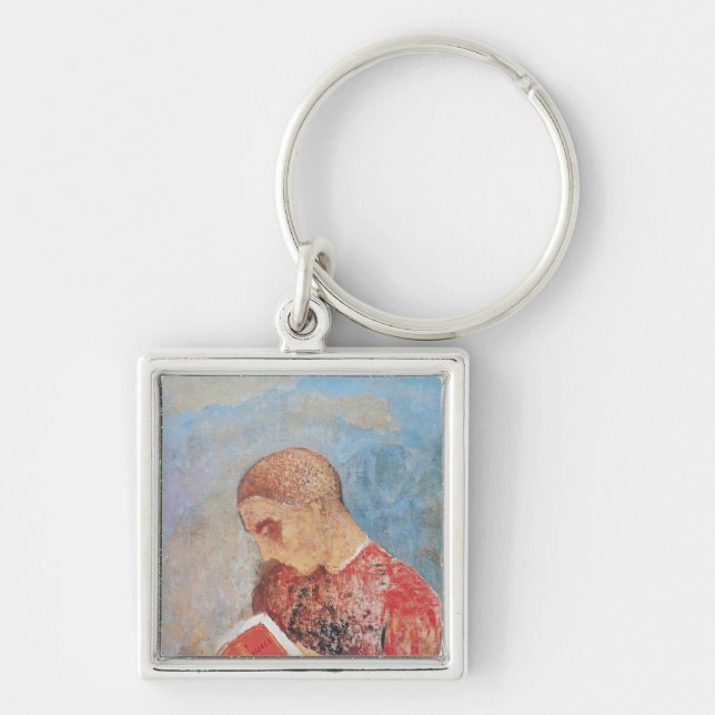 Alsace or, Monk Reading, c.1914 Key Ring (Front)