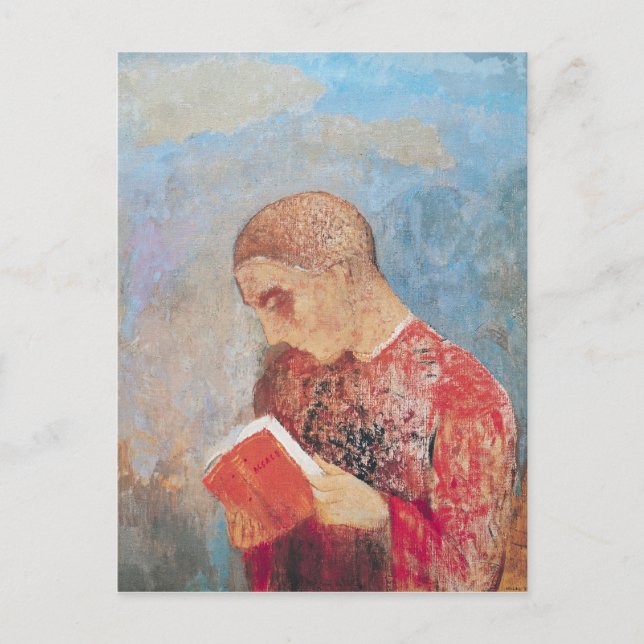 Alsace or, Monk Reading, c.1914 Postcard (Front)