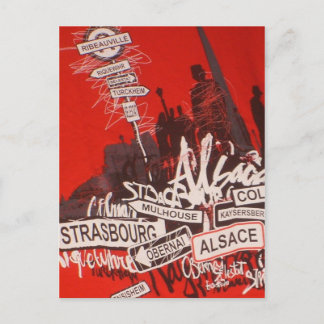 Alsace - postcard