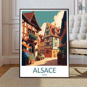 Alsace Print Alsace Home Decor Cityscape Art Print