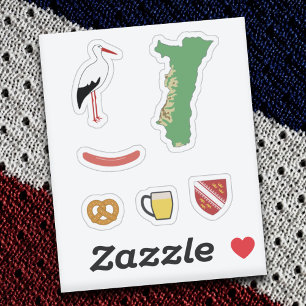 Alsace Stickers Set