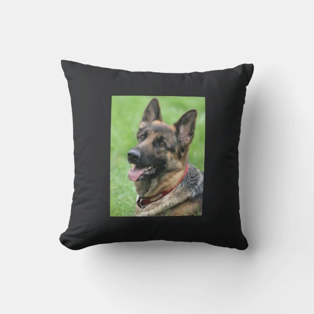 Alsatian Dog American Mojo Pillow (Front)