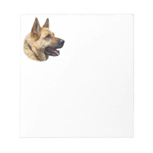 Alsatian German shepherd portrait Notepad