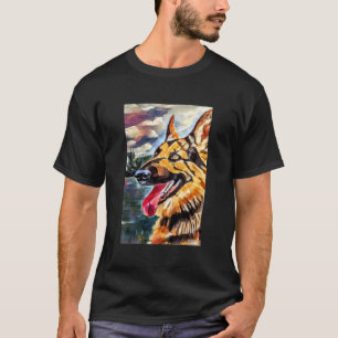 Alsatian German Shepherd T-Shirt