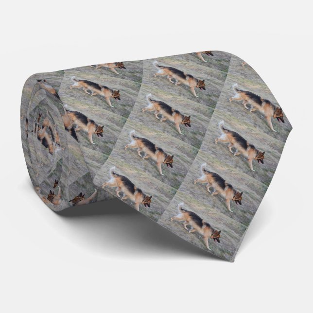 Alsatians Tie (Rolled)