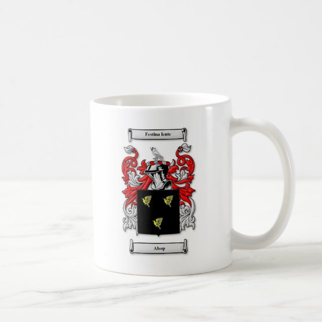 Alsop Coat of Arms Coffee Mug (Right)