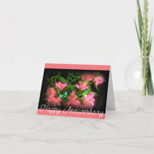 Alstroemeria Anniversary Wishes Card