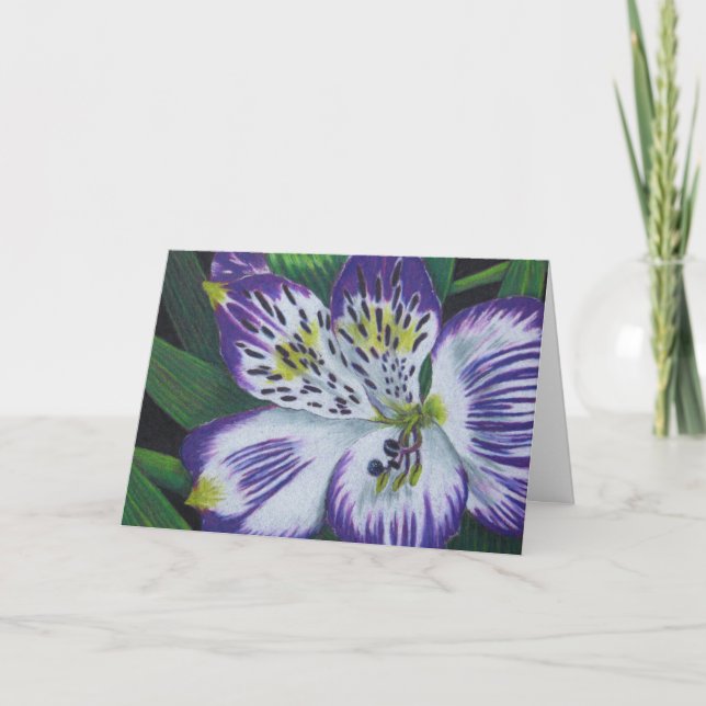 Alstroemeria Card (Front)