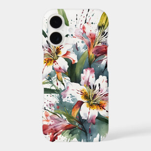 Alstroemeria - Watercolor flowers