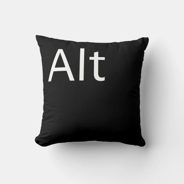 ALT - ctrl alt del pillow for sofa cussion (Front)