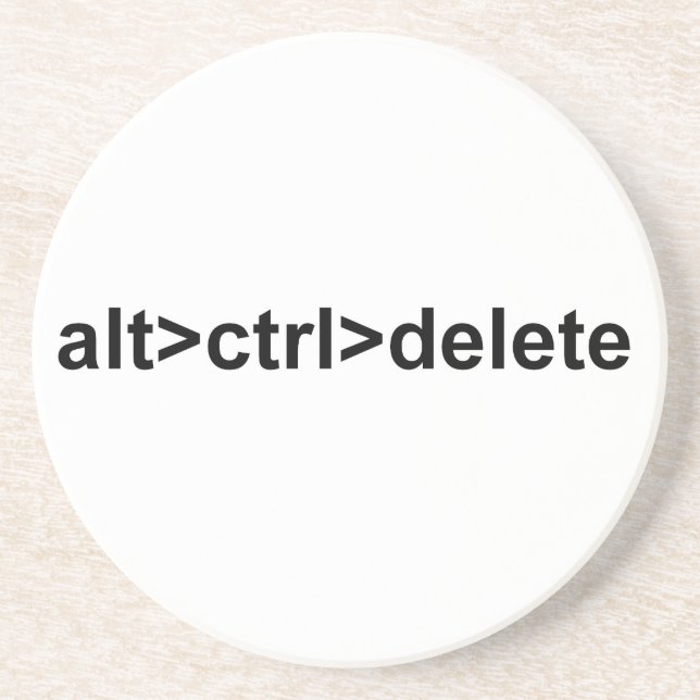 alt>ctrl>delete coaster (Front)