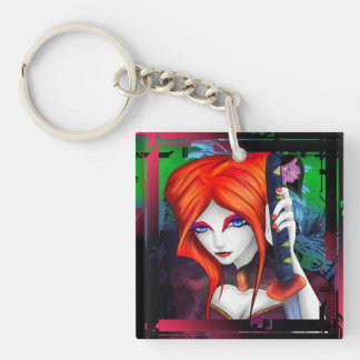 Alt Delta: Shiki with Sword Key Ring