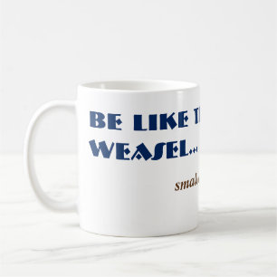 Alt Funny Hungry Weasel Woodland Animal Coffee Mug