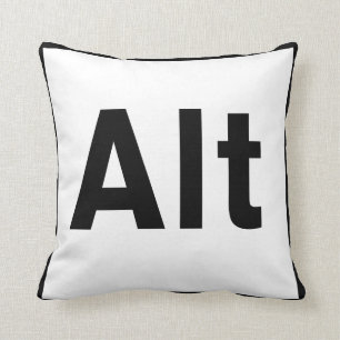 ALT Key Throw Pillow