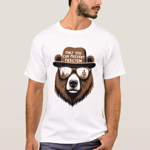 Alt US national park bear resist - prevent fascism T-Shirt