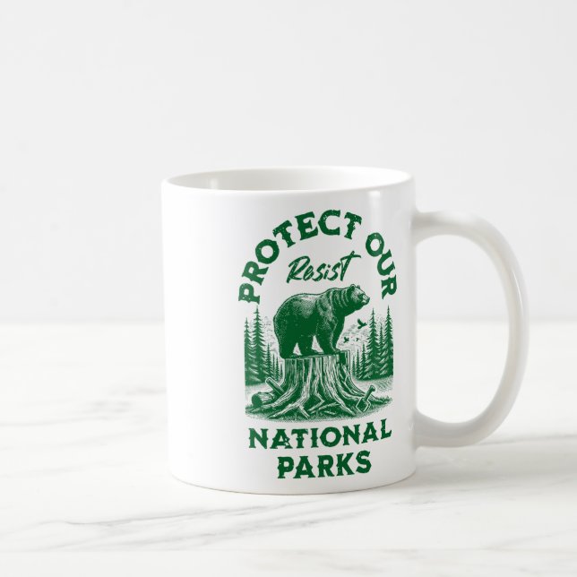 Alt Us National Park Resist Service  Coffee Mug (Right)
