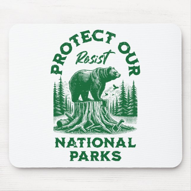 Alt Us National Park Resist Service  Mouse Pad (Front)