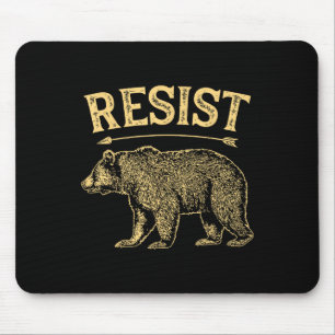 Alt Us National Park Resist Service T Shirt Bear V Mouse Pad