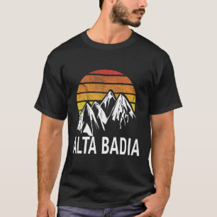 Alta Badia Dolomites Italy Ski Resort Snowboarding T-Shirt