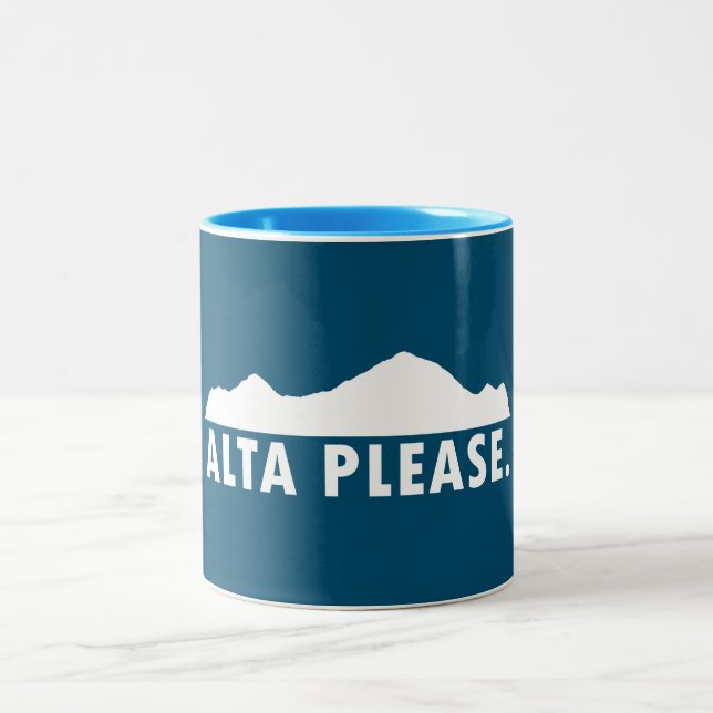 Alta Please Two-Tone Coffee Mug (Center)