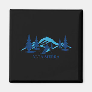 Alta sierra california ski resort skiing skier magnet