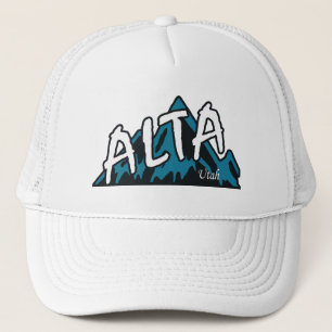 Alta Utah Mountains Trucker Hat