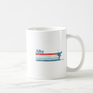 Alta Utah Retro Ski Coffee Mug