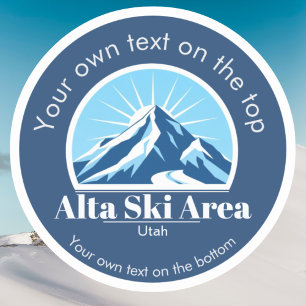 Alta Utah ski area Vinyl Sticker
