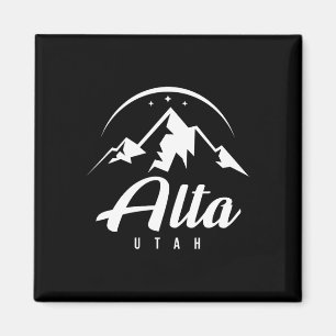 Alta Utah Ski Resort Skiing Snowboarding Magnet