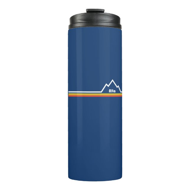 Alta, Utah Thermal Tumbler (Front)