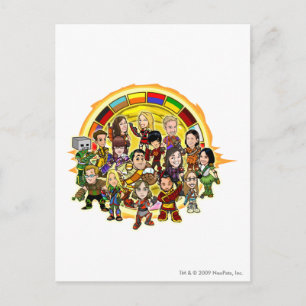 Altador Cup Staff Group Postcard