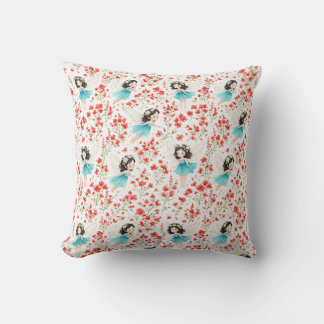 Altami Cute Floral Girl Pillow – Kids Nursery Deco