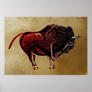 Altamira Bison Poster