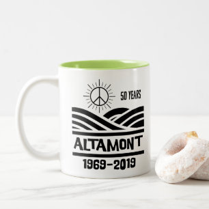 Altamont Speedway 1969-2019 50th Anniversary Two-Tone Coffee Mug