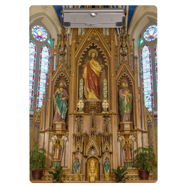 Altar At St Peter Clipboard (Front)