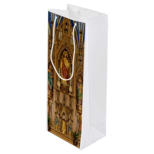Altar At St Peter Wine Gift Bag (Front Angled)